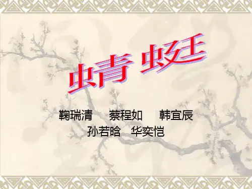 蜻蜓介绍精品PPT课件