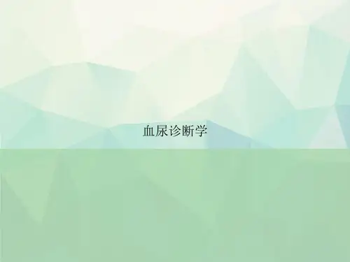 血尿诊断学2讲课文档