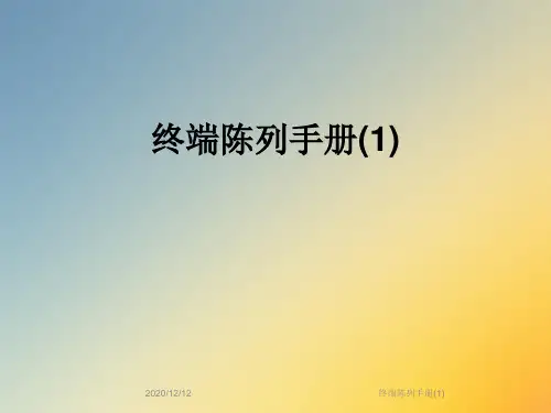 终端陈列手册(1)