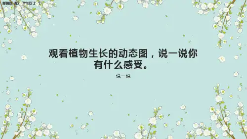 部编版小学四年级语文上册-第三单元-第五课时-习作：写观察日记