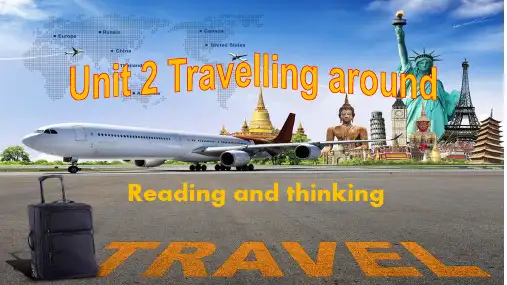 人教版(2019)必修 第一册  Unit 2 Travelling around Reading 