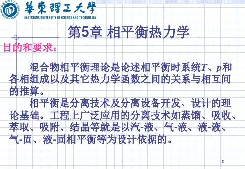 [工学]第5章_ 相平衡热力学