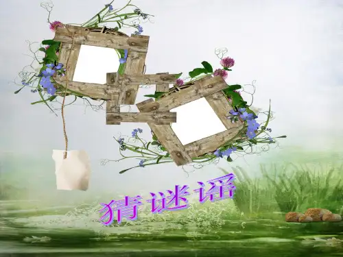 人教版二年级音乐上册：《猜谜谣》课件03