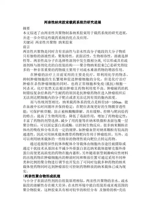 两亲性聚合物