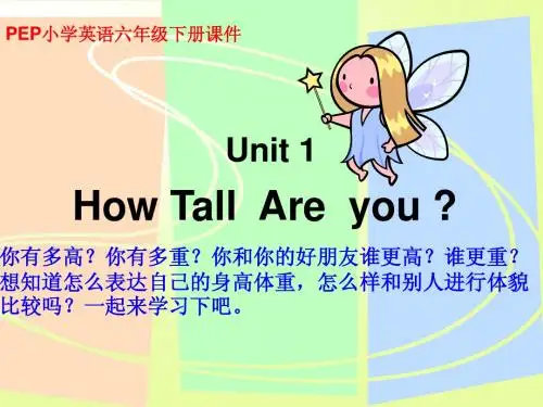 (精品课件)PEP人教版2015年六年级英语册下Unit1 A let's learn课件