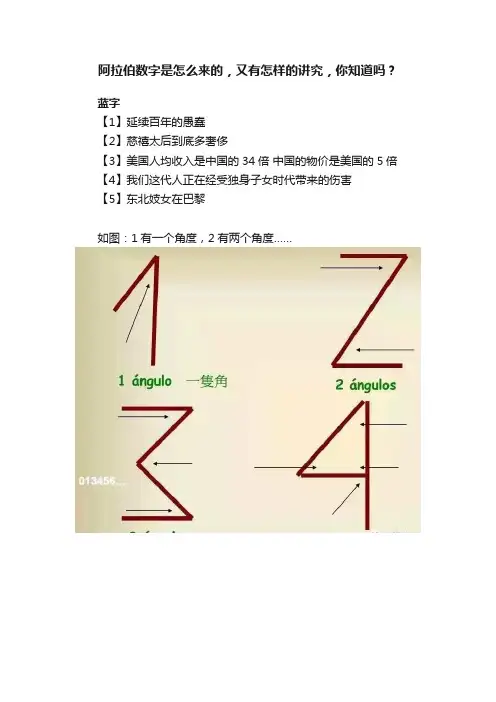 阿拉伯数字是怎么来的，又有怎样的讲究，你知道吗？