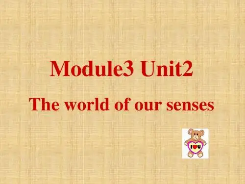 高考一轮复习单元同步精编课件精编复习资料译林版必修3 Unit 1 the world of our senses language points