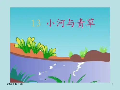 13、小河与青草PPT课件