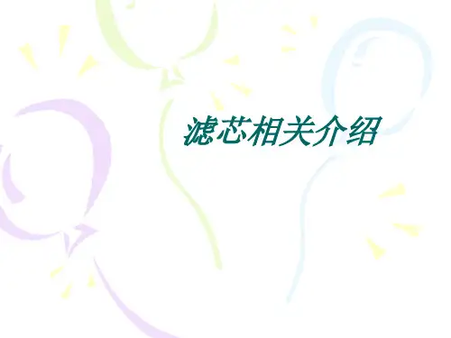 滤芯相关介绍
