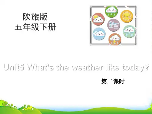 Unit5_What’s_the_Weather_like_Today_第2课时教学课件