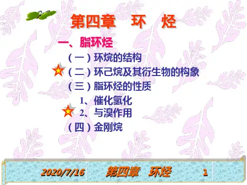 大学有机化学04第四章环烃 (2)