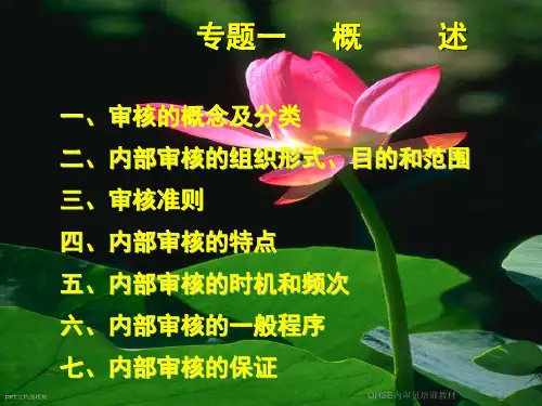 QHSE内审员培训教材课件