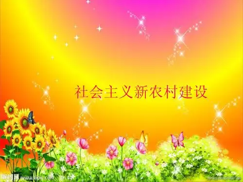 新农村建设ppt