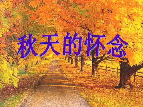 七年级语文上册 2 秋天的怀念课件 (新版)新人教版PPT