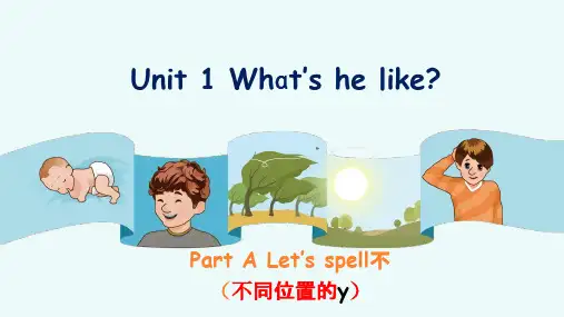 人教PEP版英语五年级上册Unit 1  Part A Let's spell课件