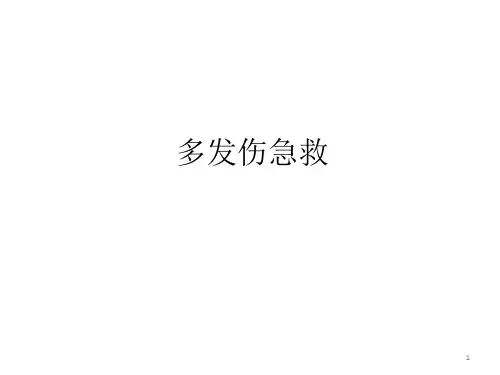 多发伤急救ppt课件