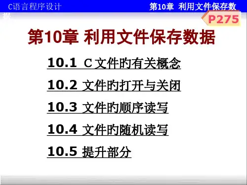 利用文件保存数据