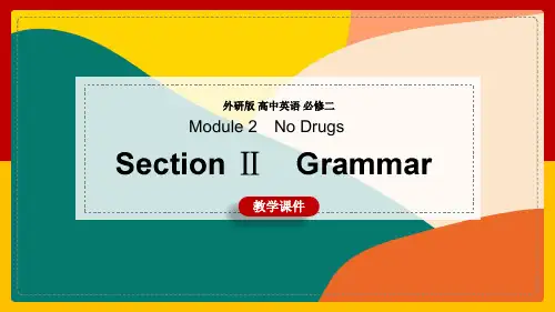 高中英语外研版必修二《Module2NoDrugs2》课件
