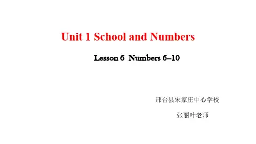 冀教版三年级起点三年级上册英语《Unit 1 School and Numbers lesson06 N》(一等奖课件)