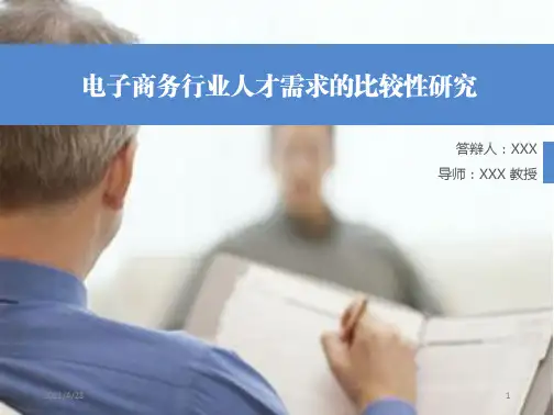 电子商务论文答辩模板