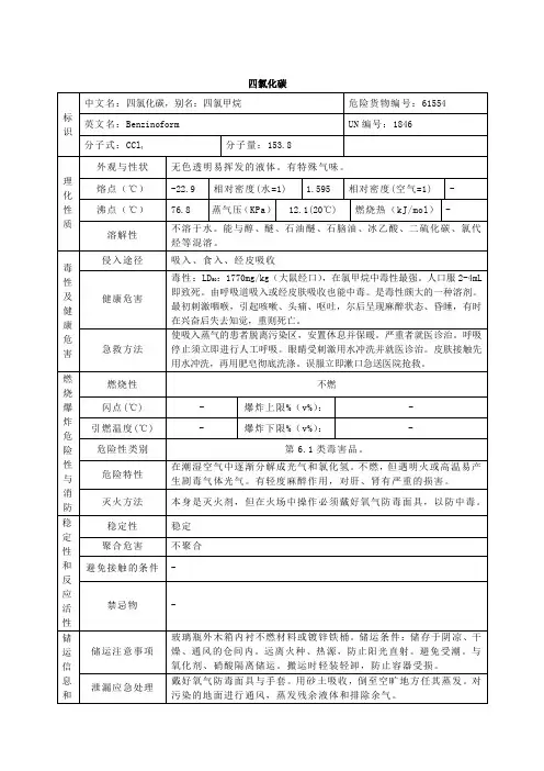 四氯化碳