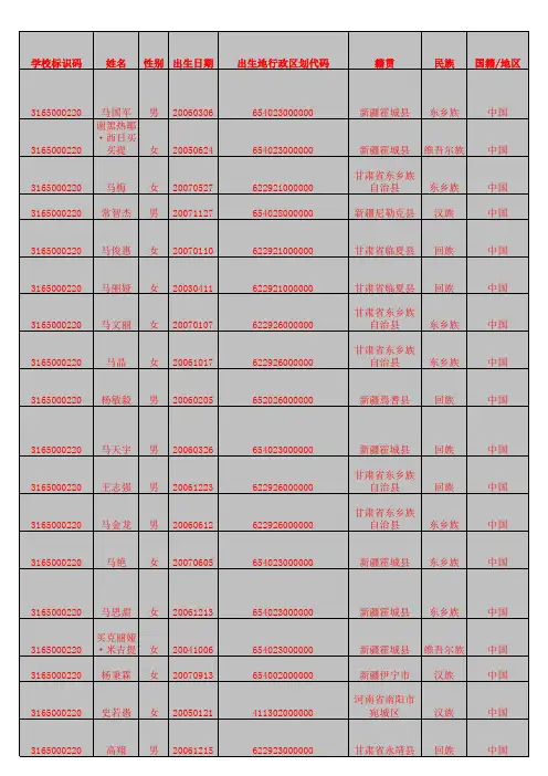 学生基本信息录入模版11(带打印)