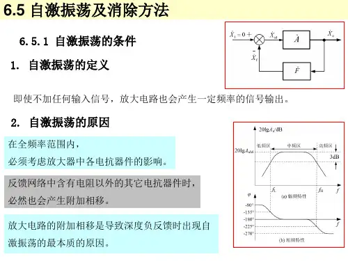 《模拟电子技术基础》教学课件 6.5自激振荡及消除方法