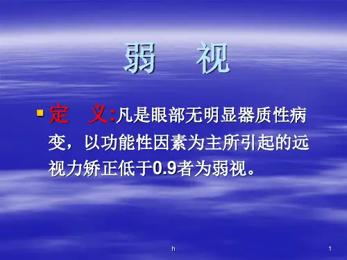 弱视-教学课件