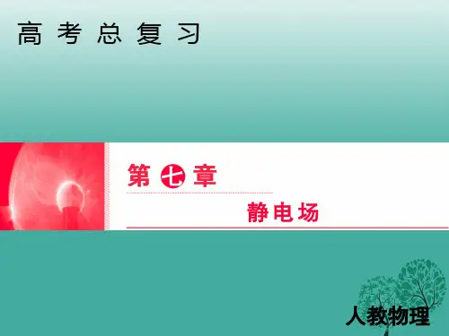 高考物理一轮复习(人教版)ppt课件 第七章《静电场》第1课时