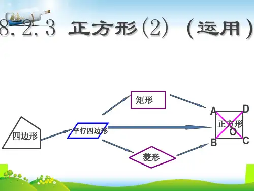 【最新】人教版八年级数学下册第十八章《18.2.3 正方形(2)》公开课课件.ppt