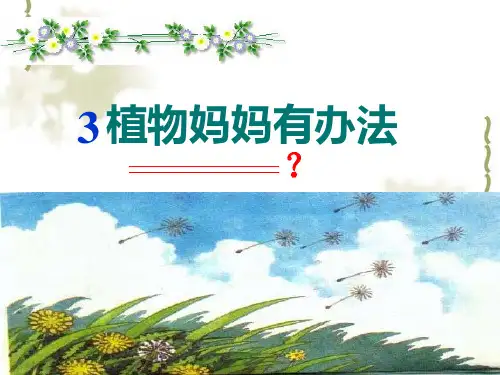 2017新版部编本二年级上册语文第3课《植物妈妈有办法》PPT课件 1