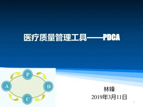 医疗质量管理工具-PDCA课件 共58页