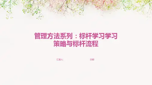 管理方法系列：标杆学习学习策略与标杆流程