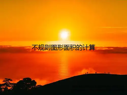 不规则图形面积的计算
