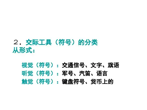 《语言学纲要》第二章语言是符号系统