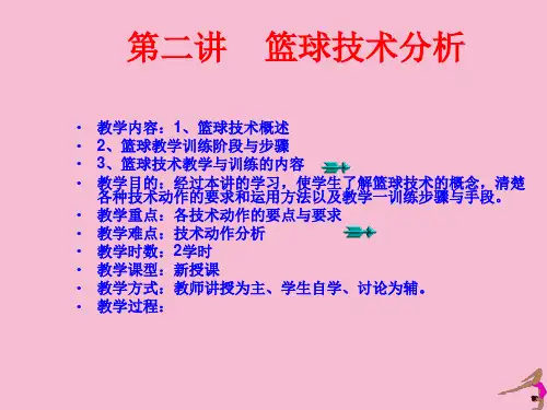 篮球技术分析ppt课件
