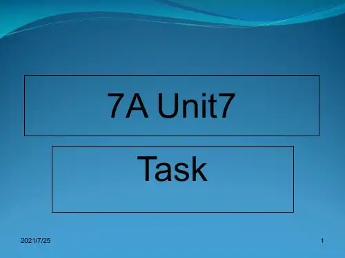 新译林 七级英语上册《Unit 7 Shopping Task》课件