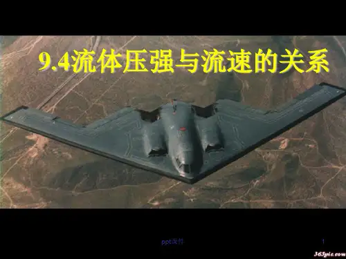 流体压强与流速的关系  ppt课件