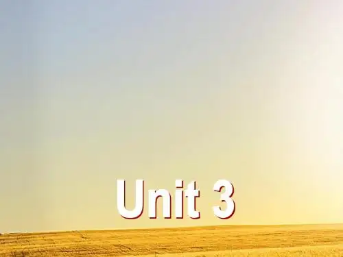 译林牛津版高一必修一Unit3 Project课件