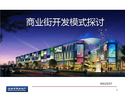 商业街开发模式及经典案例分析_44页