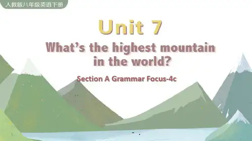 Unit 7 Section A Grammar Focus-4c
