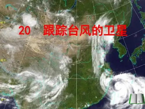 2019春新苏教版3三年级语文下册第20课《跟踪台风的卫星》优课课件