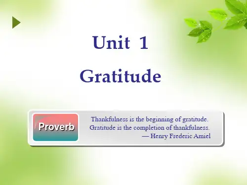 gratitude