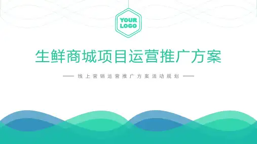 2021年生鲜商城项目运营推广方案PPT课件