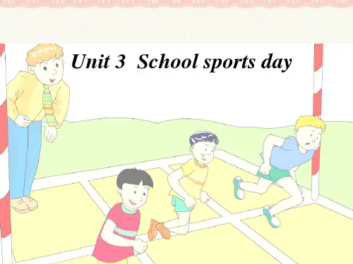 五年级英语上册Unit3schoolsportsday课件北师大版(一起)