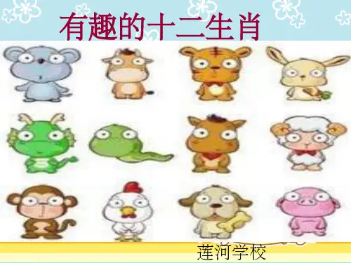 小学综合实践活动《有趣的十二生肖》ppt课件
