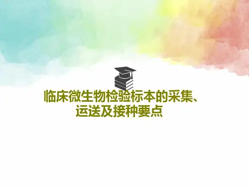 临床微生物检验标本的采集、运送及接种要点42页PPT