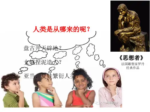 人教版七下4.1.1 人类的起源和发展 课件(18张ppt)