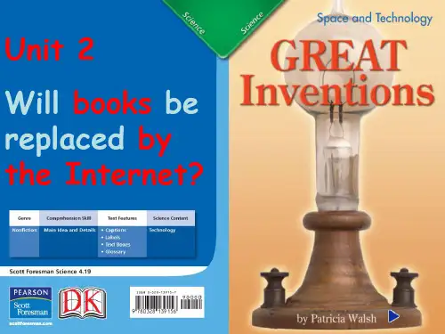 外研版九年级英语上册 Module 9 Unit 2 Will books be replaced by the Internet课件(1)