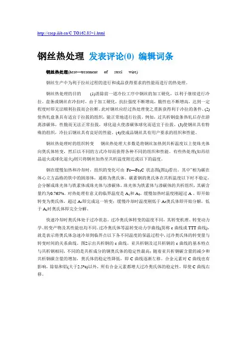 钢丝热处理